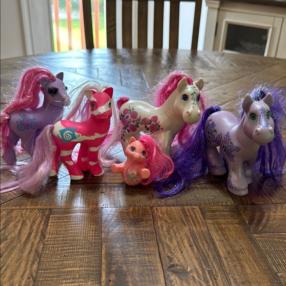 My Little Pony vintage set of 5